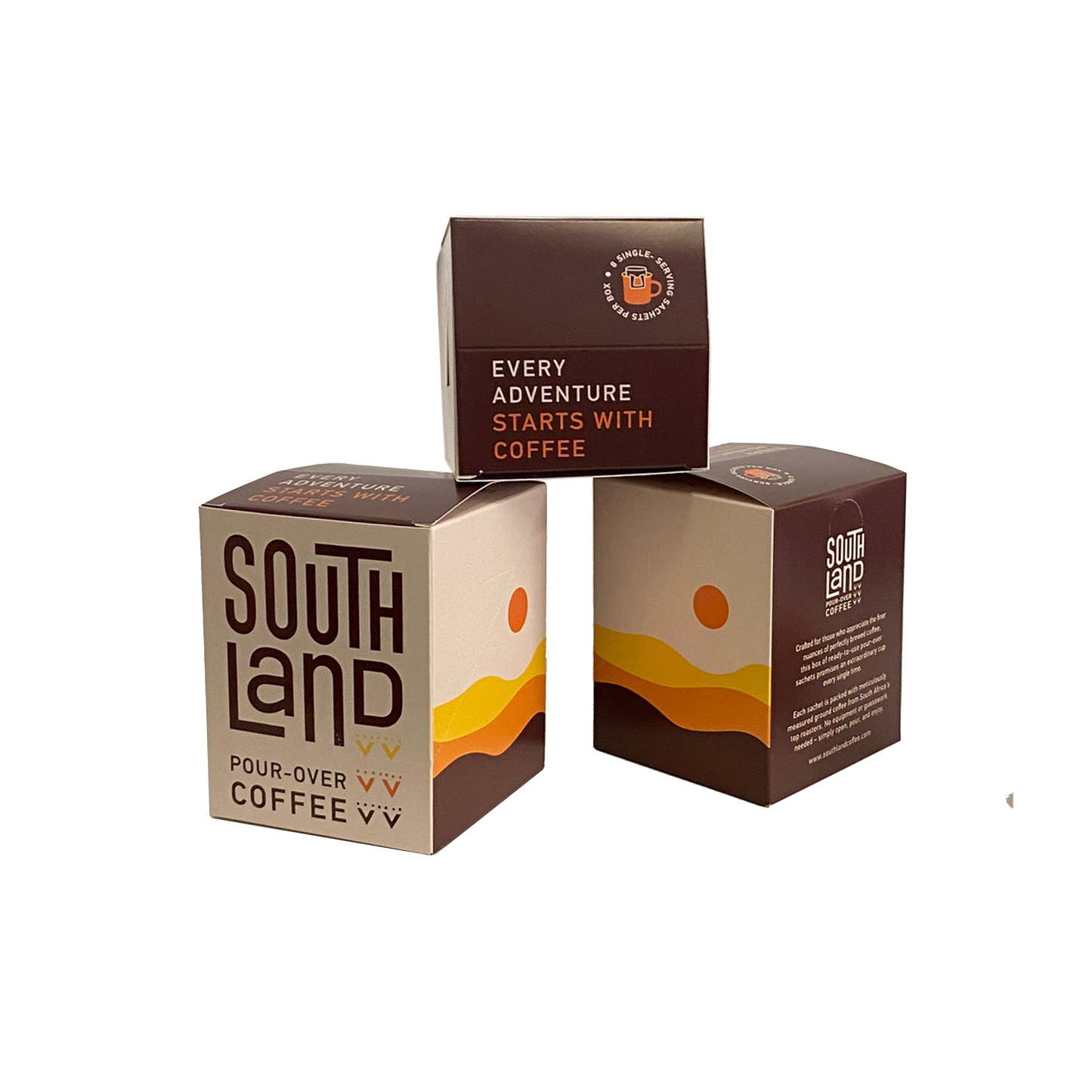 Southland Coffee Pour-Over Sachet Box